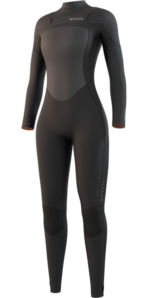 2026 Mystic Womens Gem 5/4mm Double Chest Zip Wetsuit 35000.220086 - Black